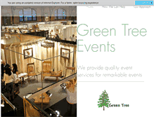 Tablet Screenshot of greentreeevents.com